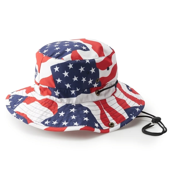 Urban Pipeline American Flag Bucket Hat 